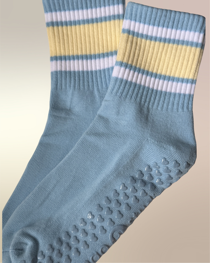 Coastal Stripe Grip Sock