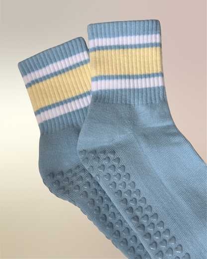 Coastal Stripe Grip Sock