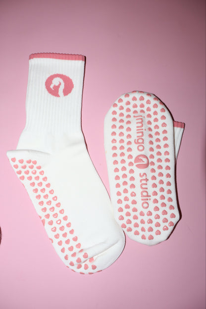 Flamingo Princess Grip Sock